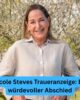 Nicole Steves Traueranzeige: Ein würdevoller Abschied