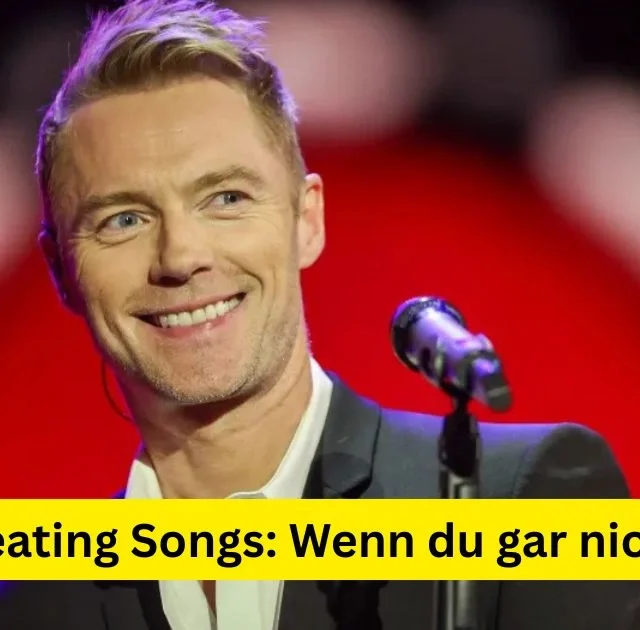 Ronan Keating Songs: Wenn du gar nichts sagst